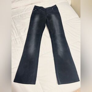 Vintage 90s/Y2K Navy Urban Life Flare Corduroys